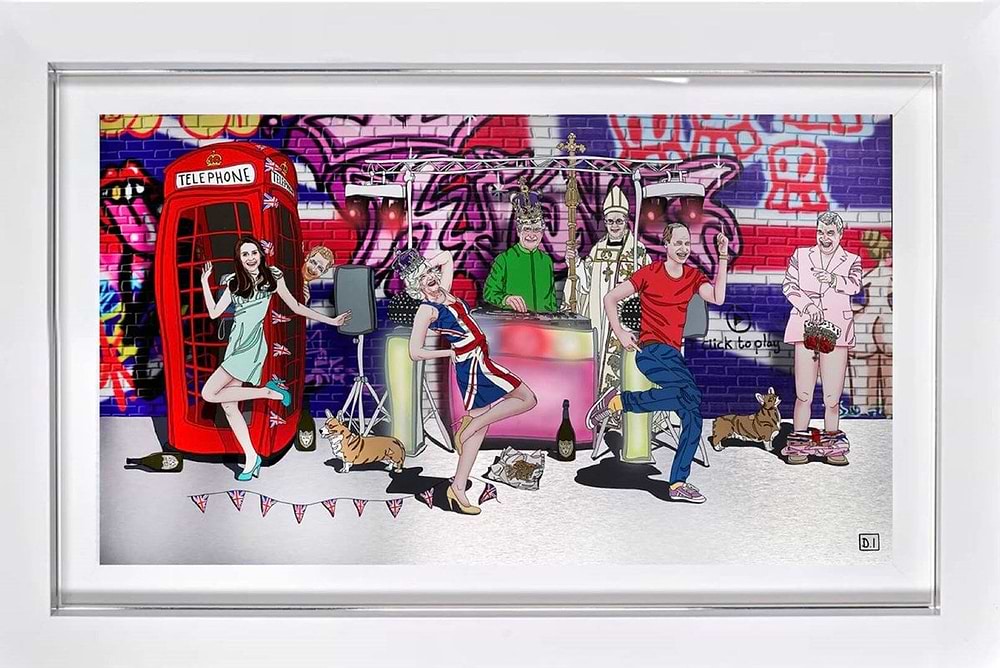 Coronation Street Party (Framed)