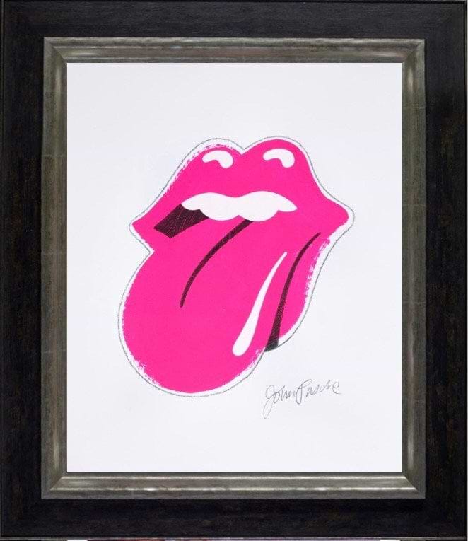 Rolling Stones Logo (Framed)