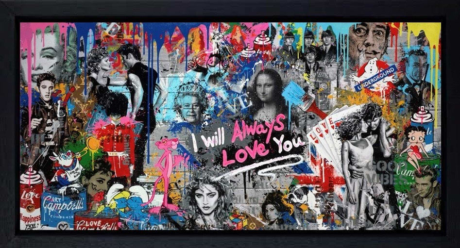 I Will Always Love You Mona (Framed)