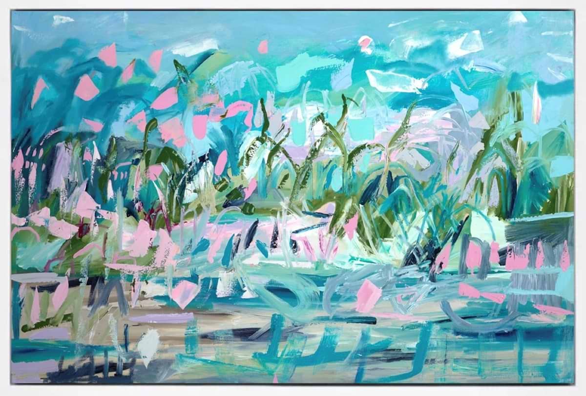 Beneath The Little Lagoon (Framed)
