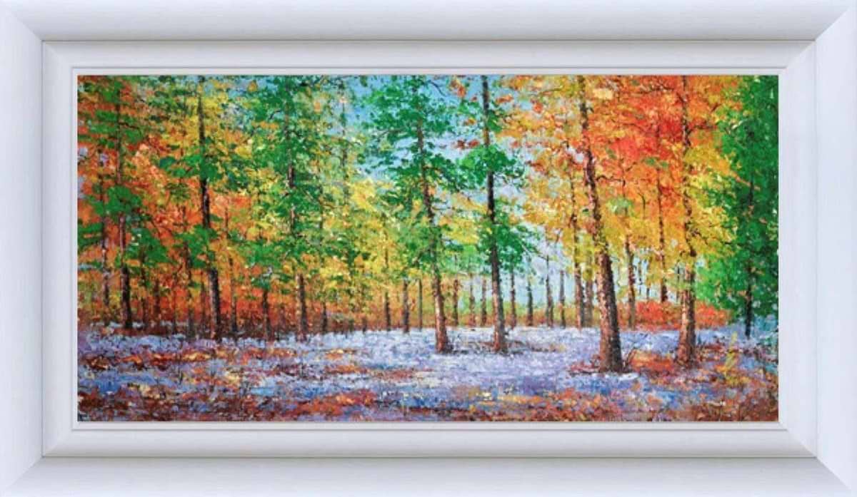Rainbow Forest (Framed)