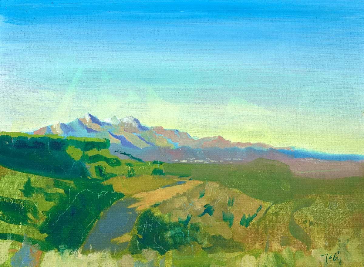 View over the Canigou