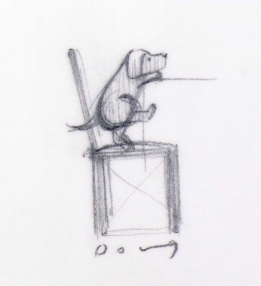 Garden Party, Dog Study II