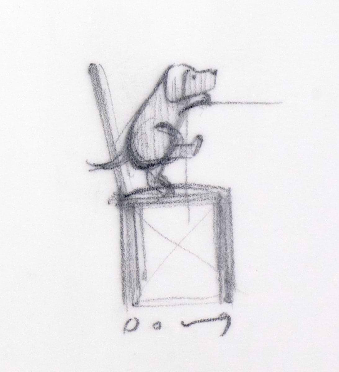 Garden Party, Dog Study II