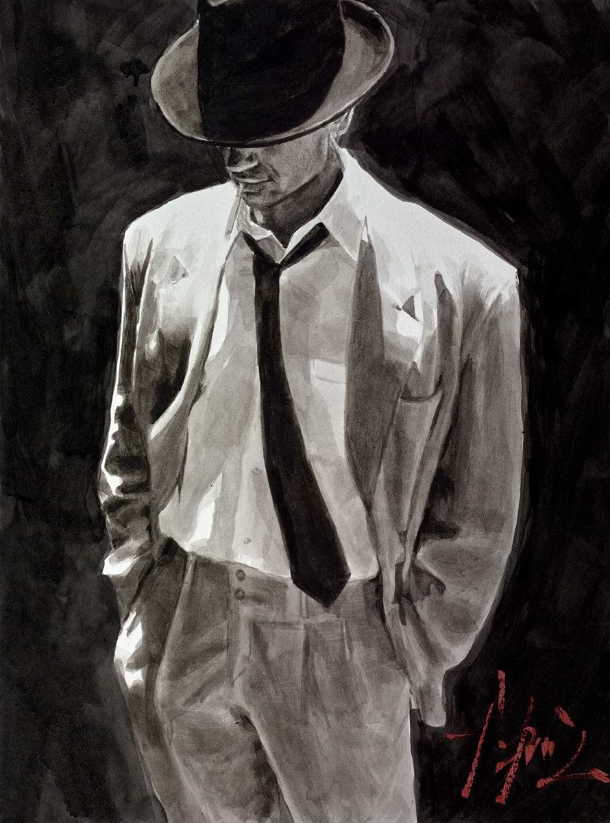 Man in White Suit IV
