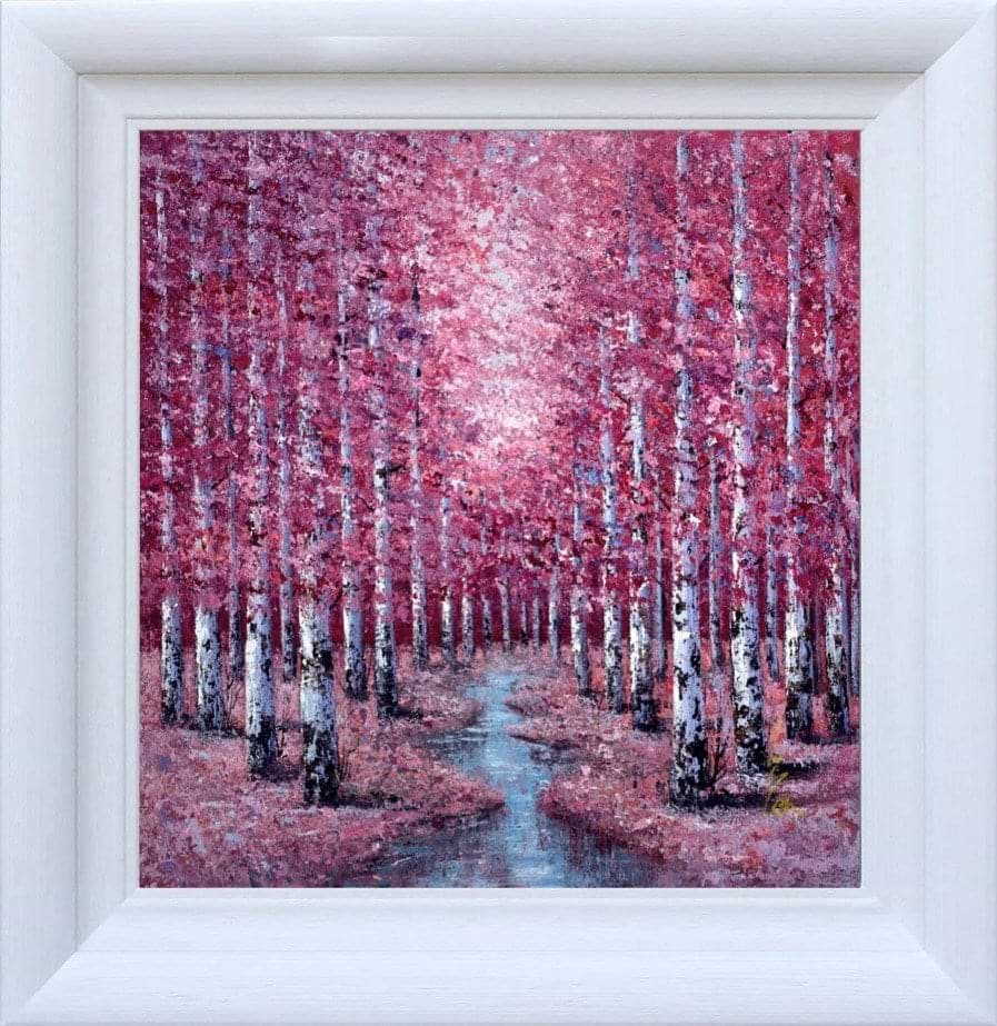 A Calm Forest Stream III (Framed)