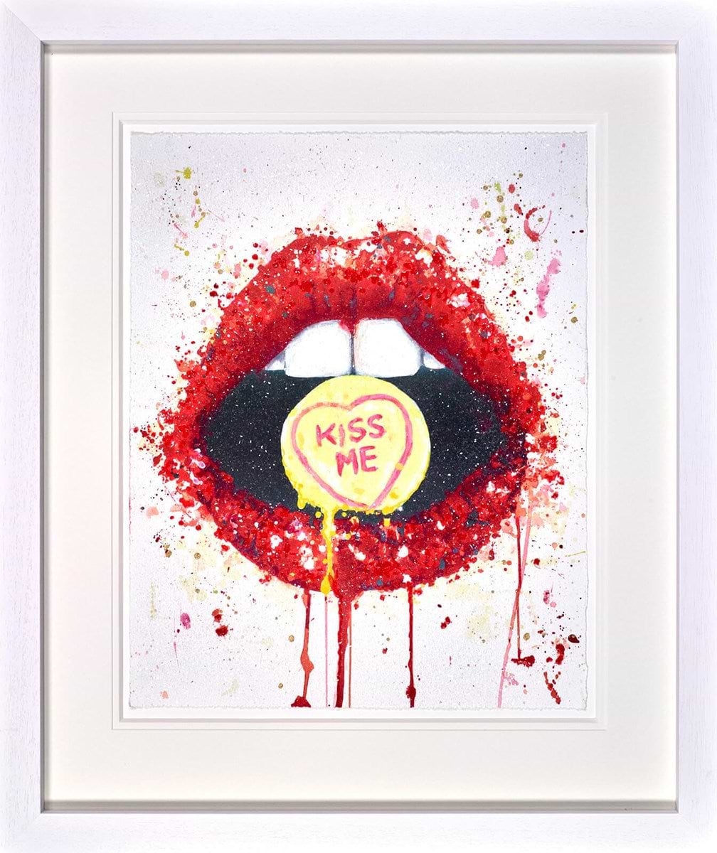 Kiss Me Quick (Framed)