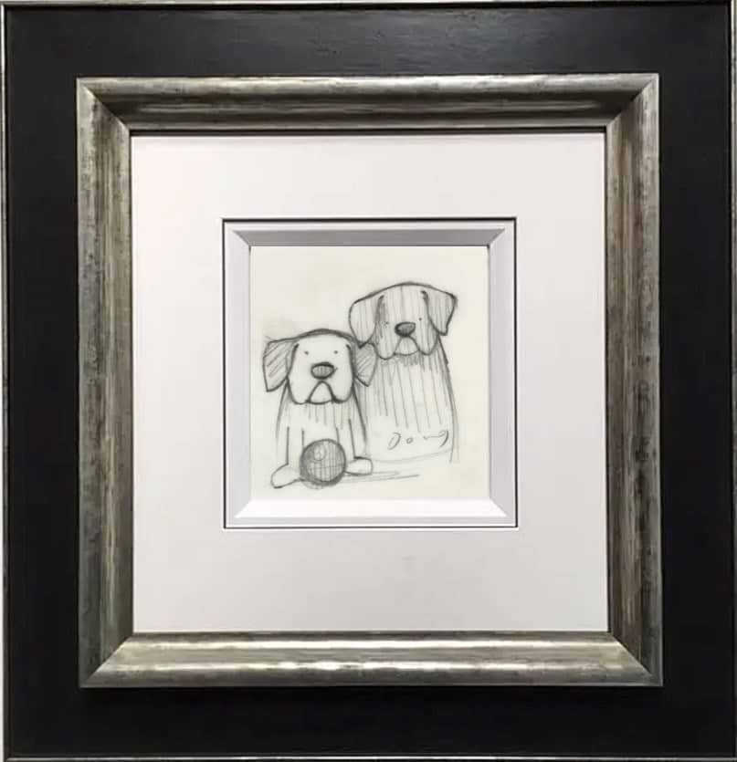 Family Walk XX (study) (Framed)