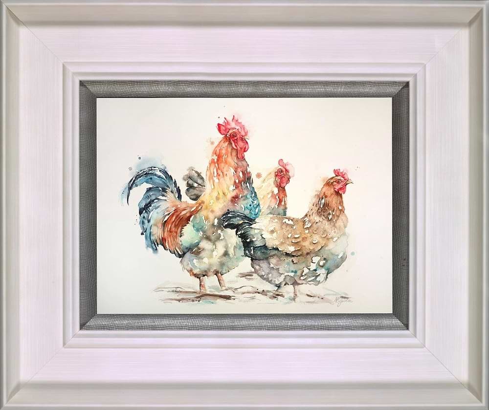 Free Range Family (Framed)