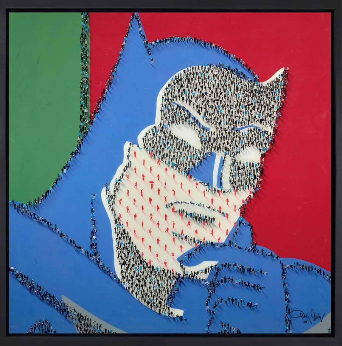 Caped Crusader (Framed)