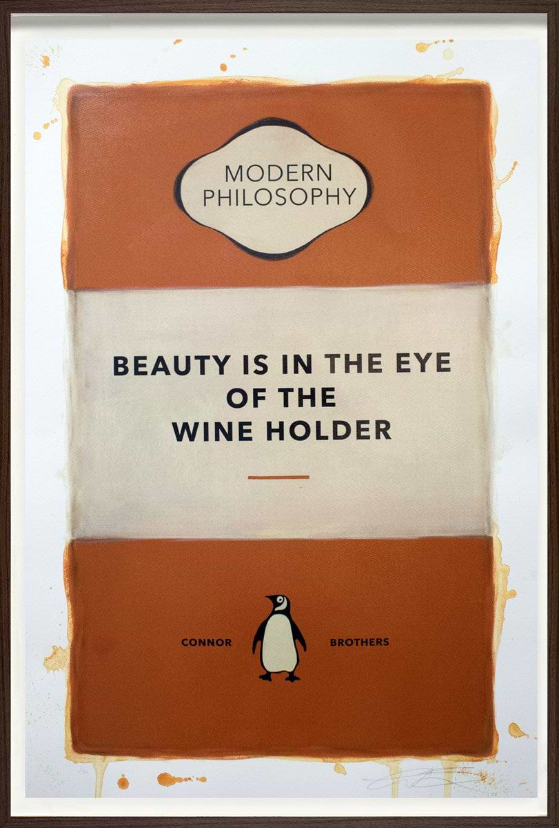 Beauty is in the Eye of the Wine Holder (Framed)
