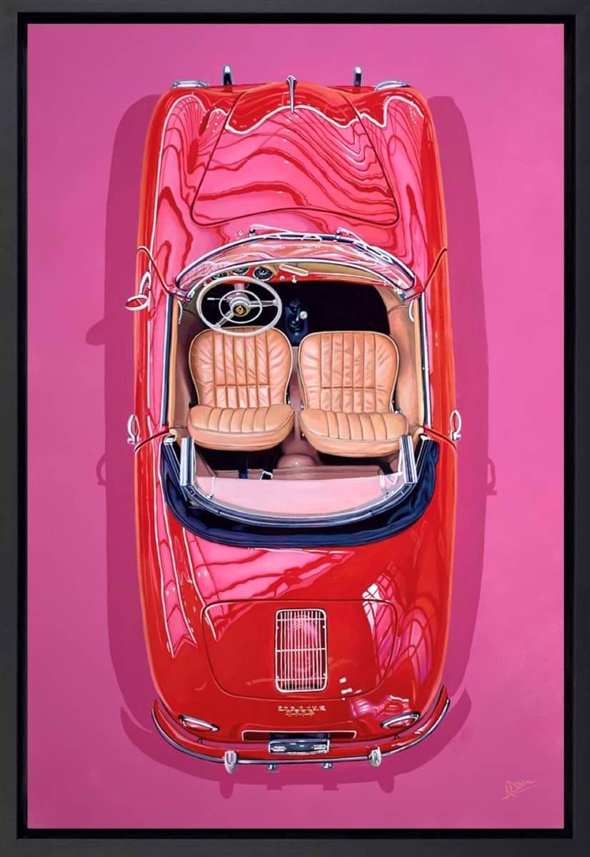1955 Porsche 356 Speedster (Framed)