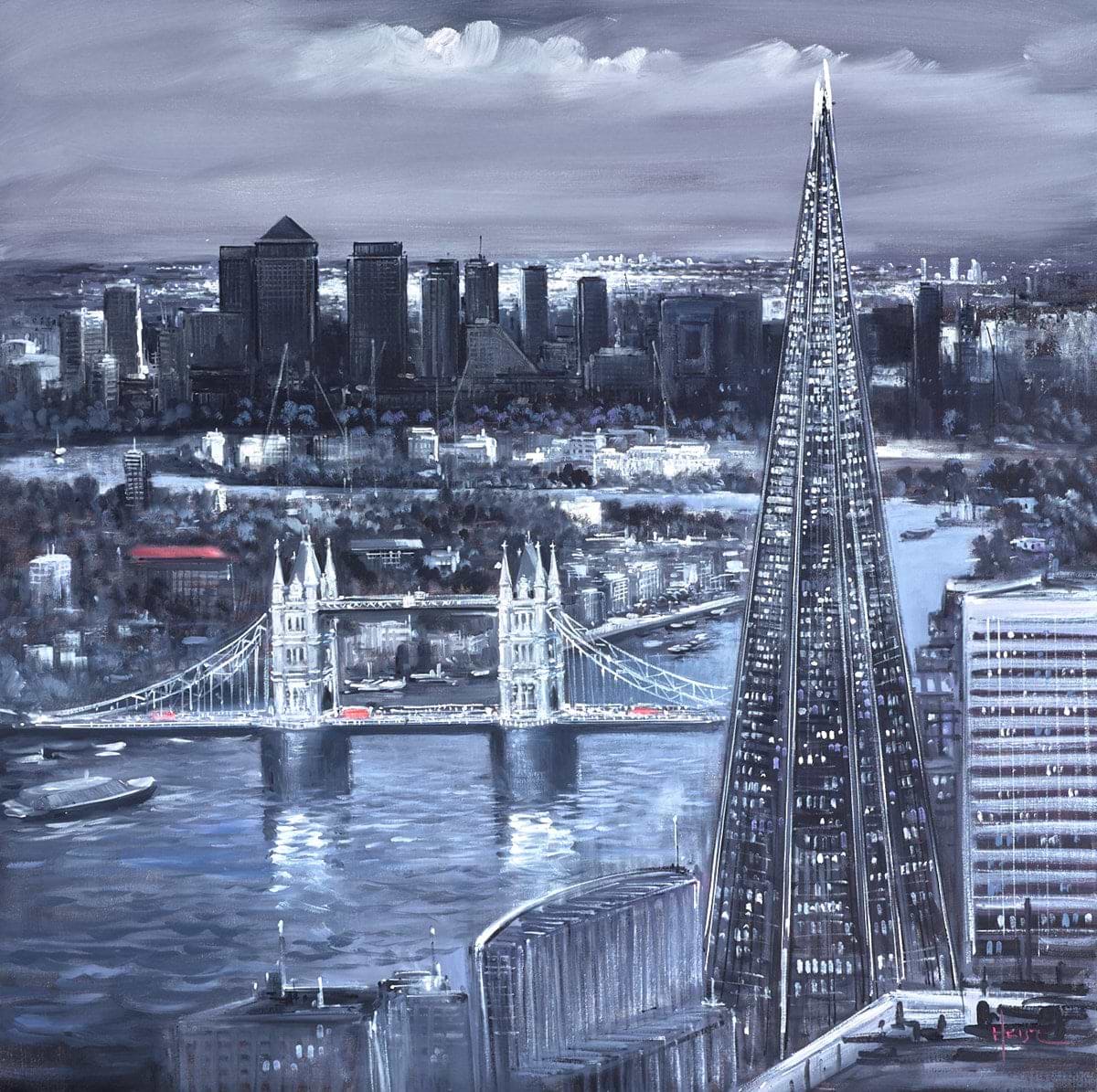 Shard over The Thames