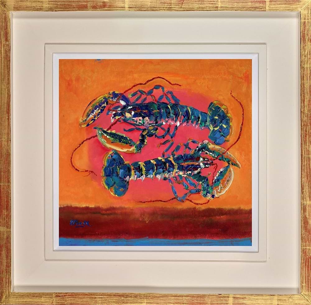 Cadgwith Lobsters (Framed)