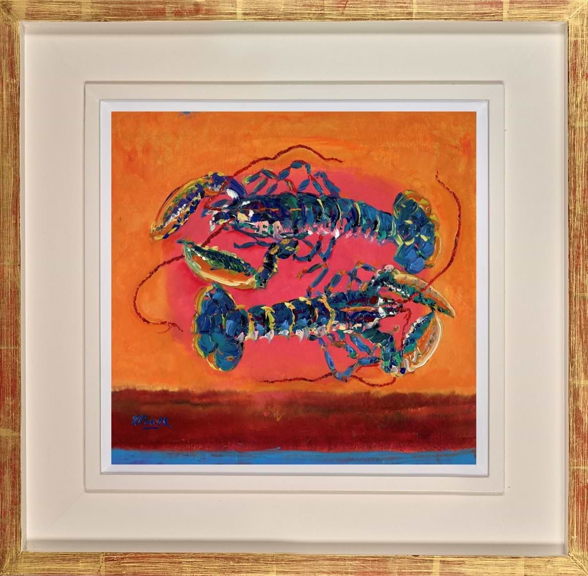 Cadgwith Lobsters (Framed)