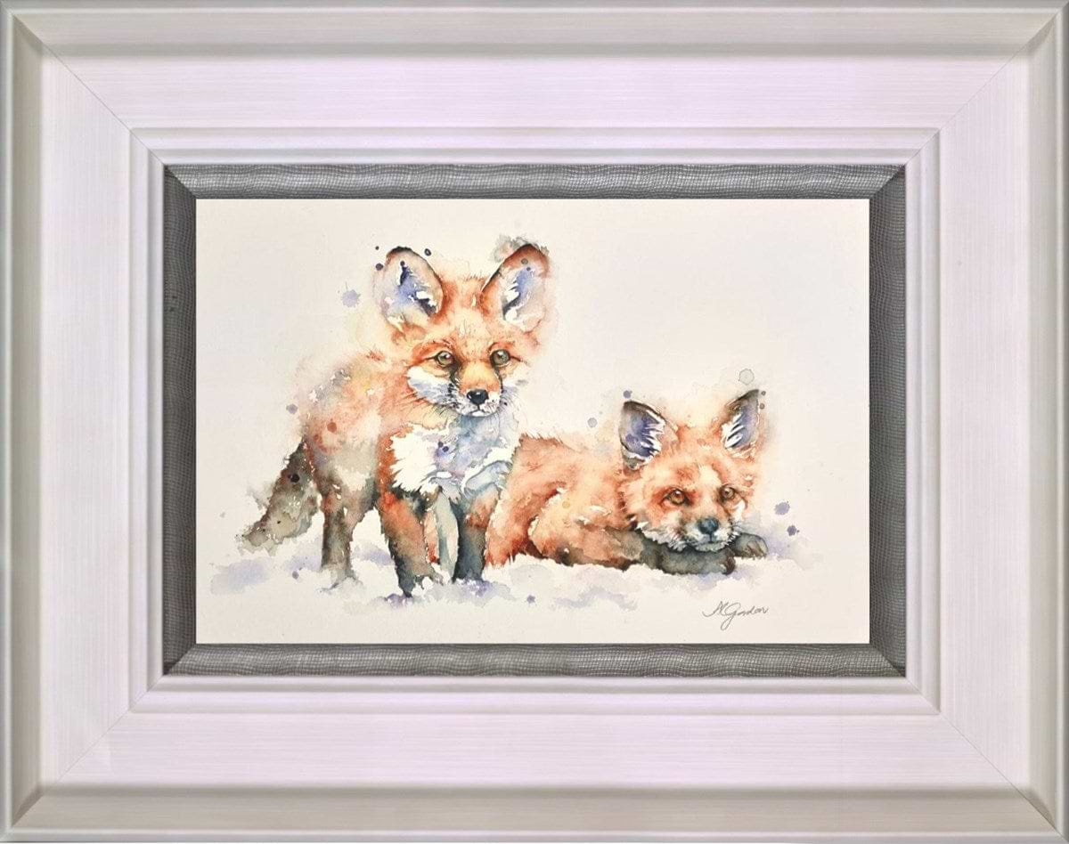 All Ears- Very Young Fox Cubs (Framed)