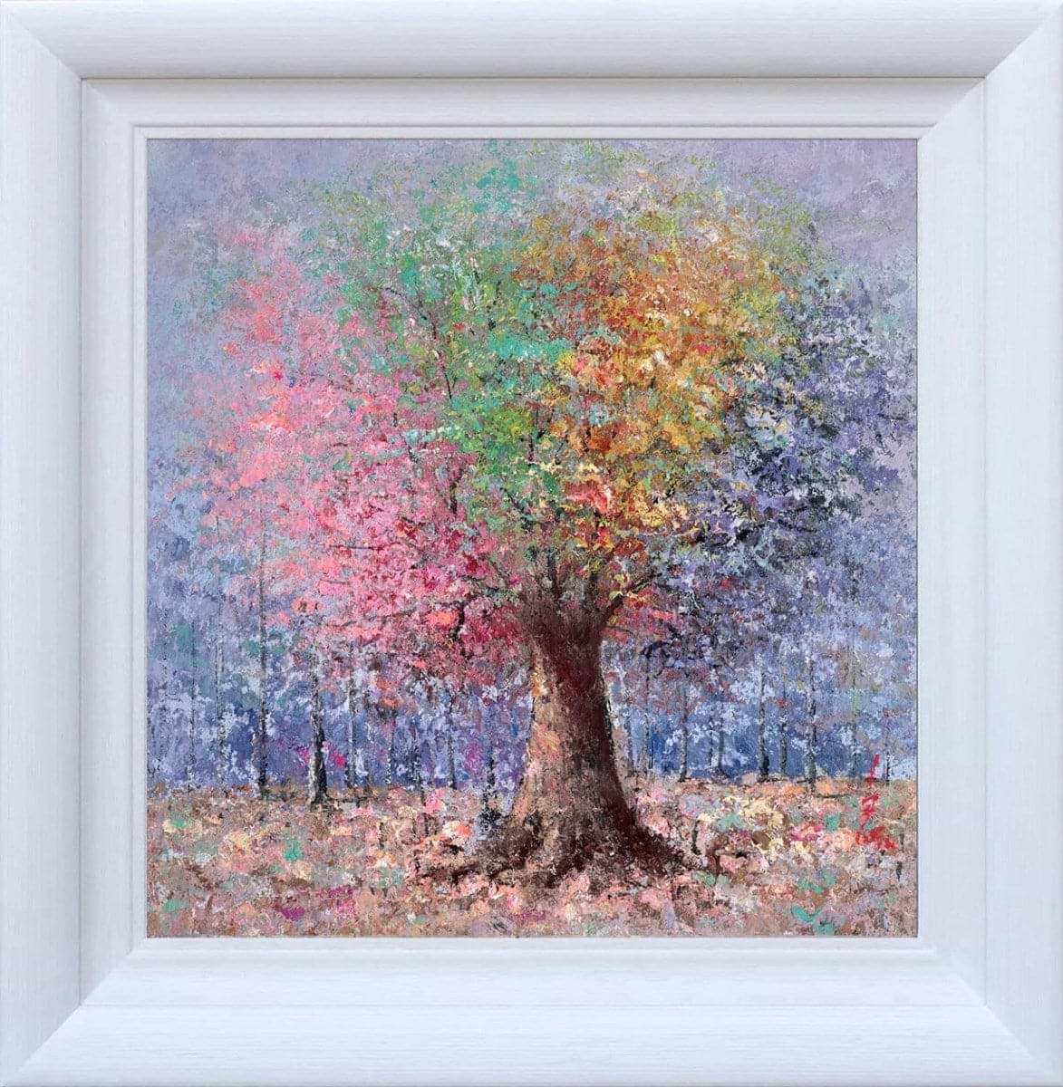 A Colourful Tree (Framed)
