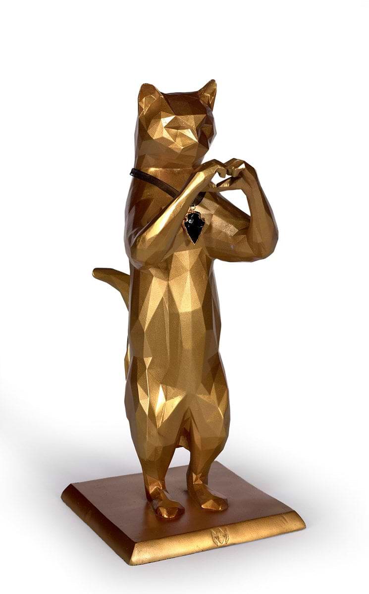 Rebel Love (Gold Bronze) (Framed)