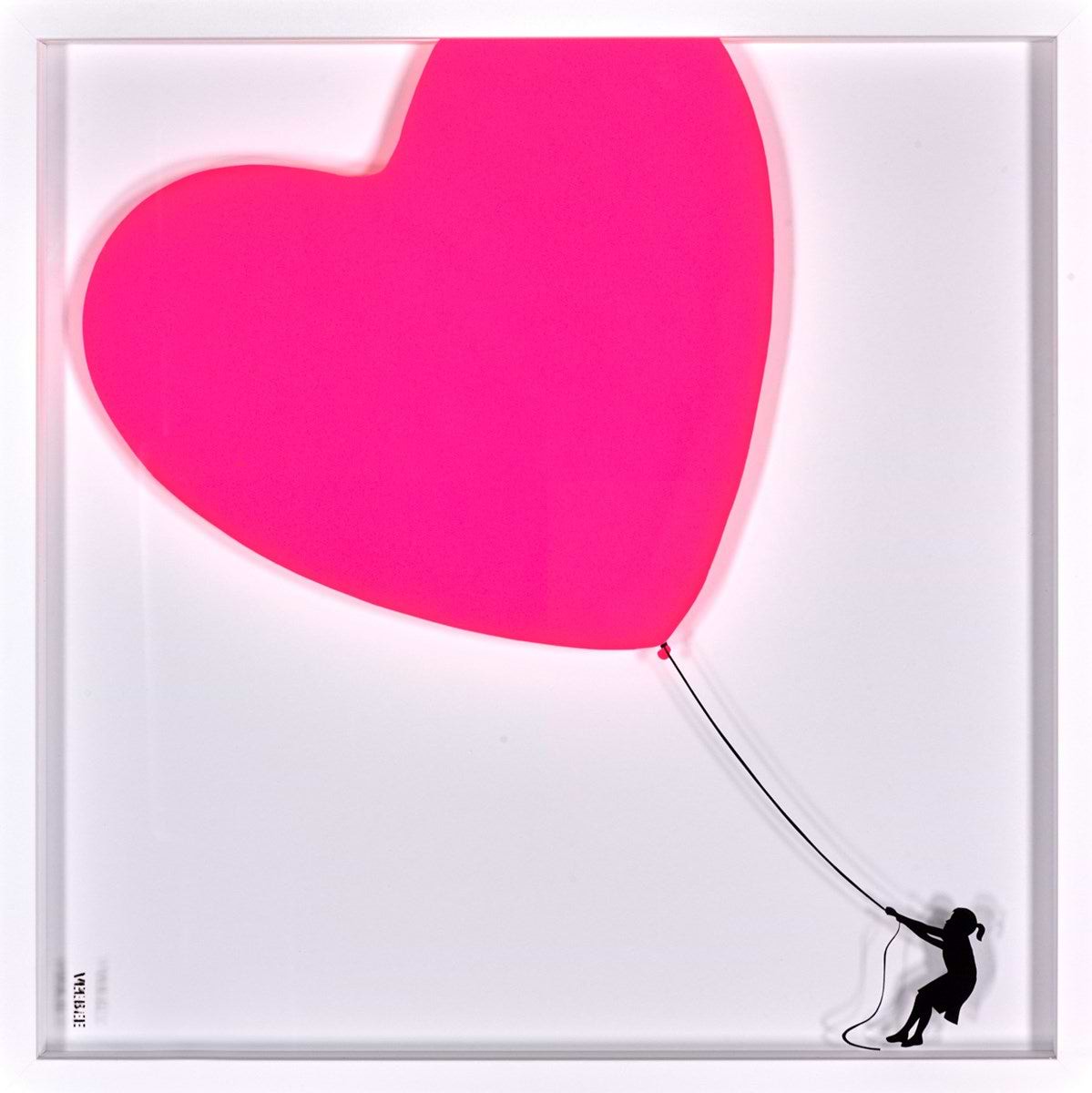 Balloon Heart- Pink