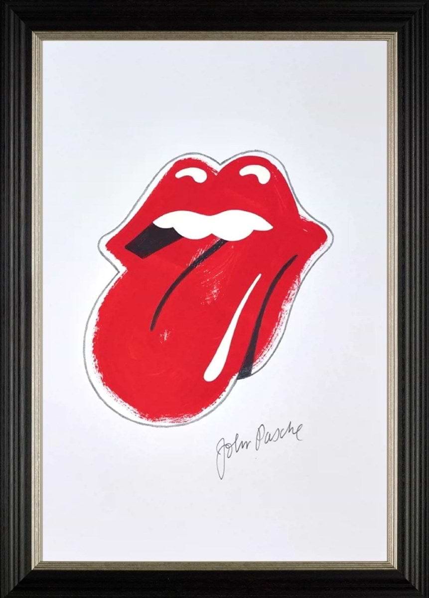 Rolling Stones Logo (Framed)