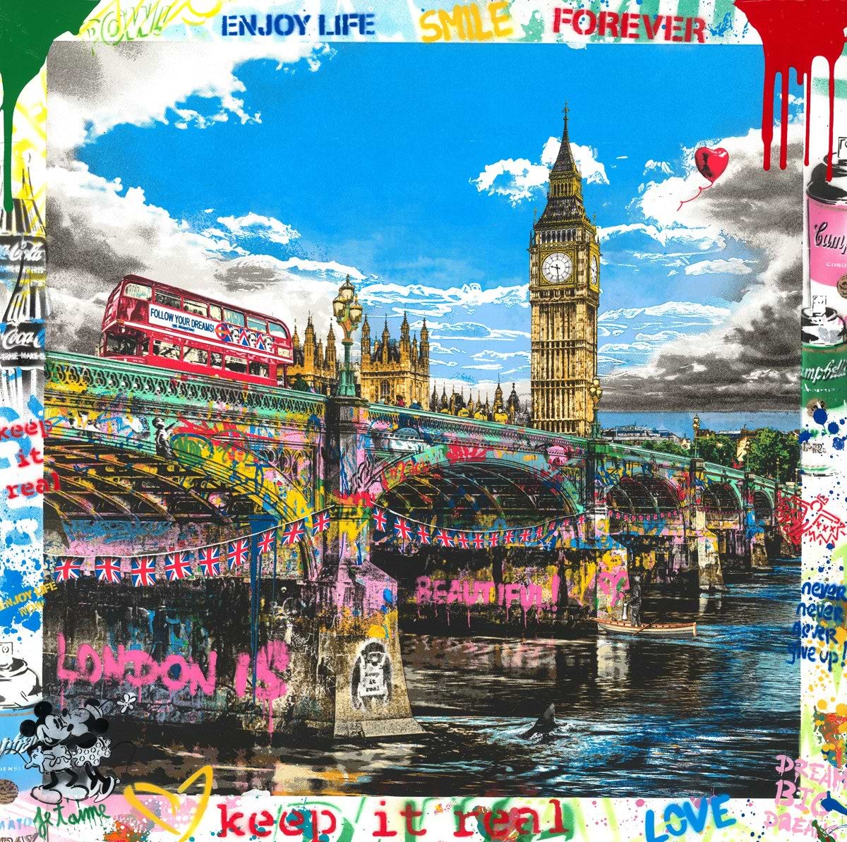 London Is Beautiful | Mr. Brainwash – Clarendon Fine Art