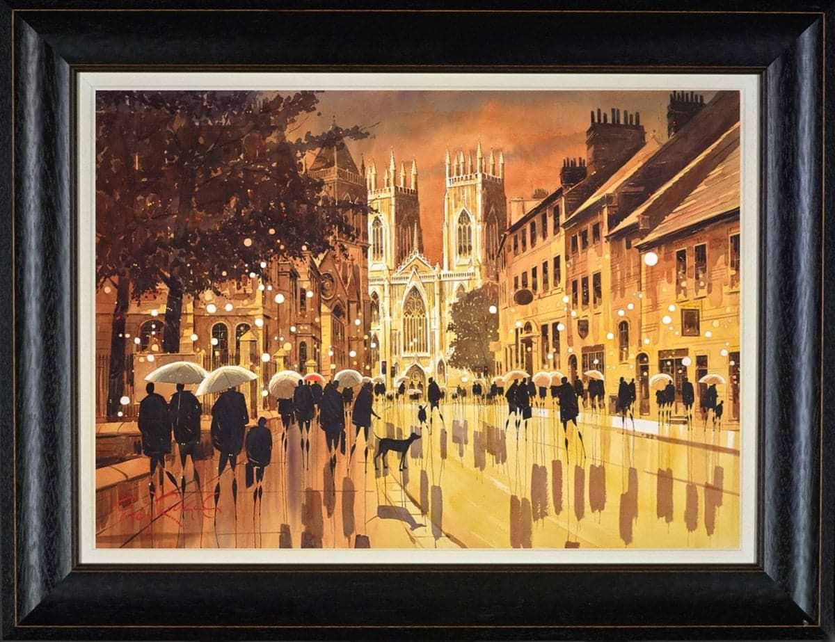 Sun On The Minster- York (Framed)