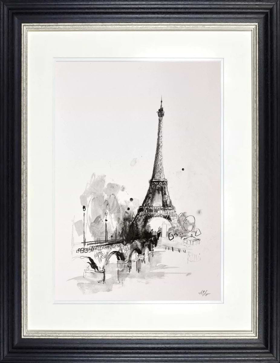 Eiffel Tower III (Sketch) (Framed)