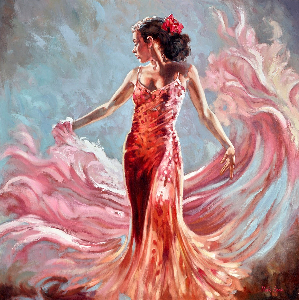 Billowing Pink Shawl