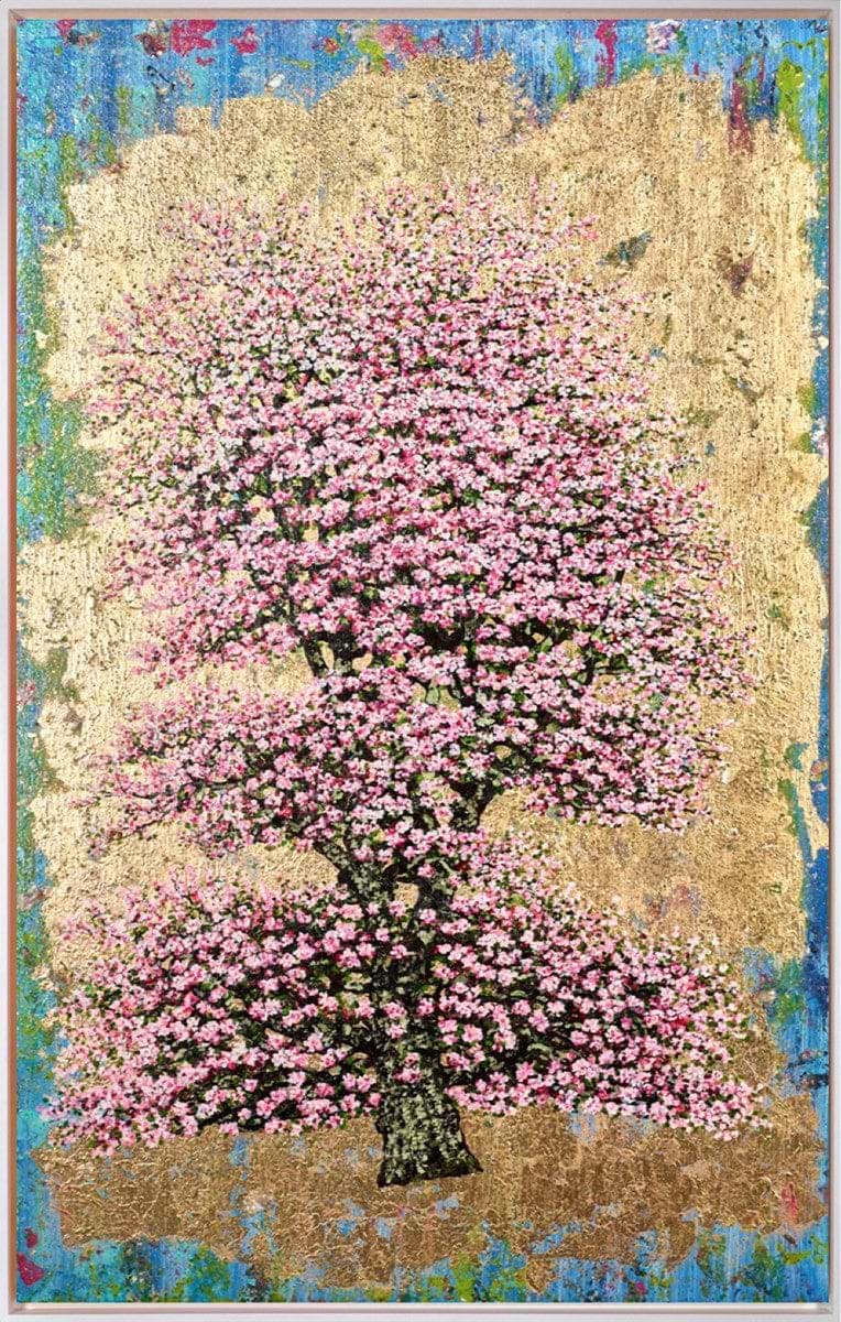 Andromeda Falling Damson (Framed)