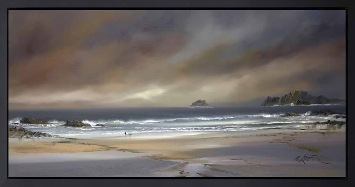 A Quiet Stroll II (Framed)