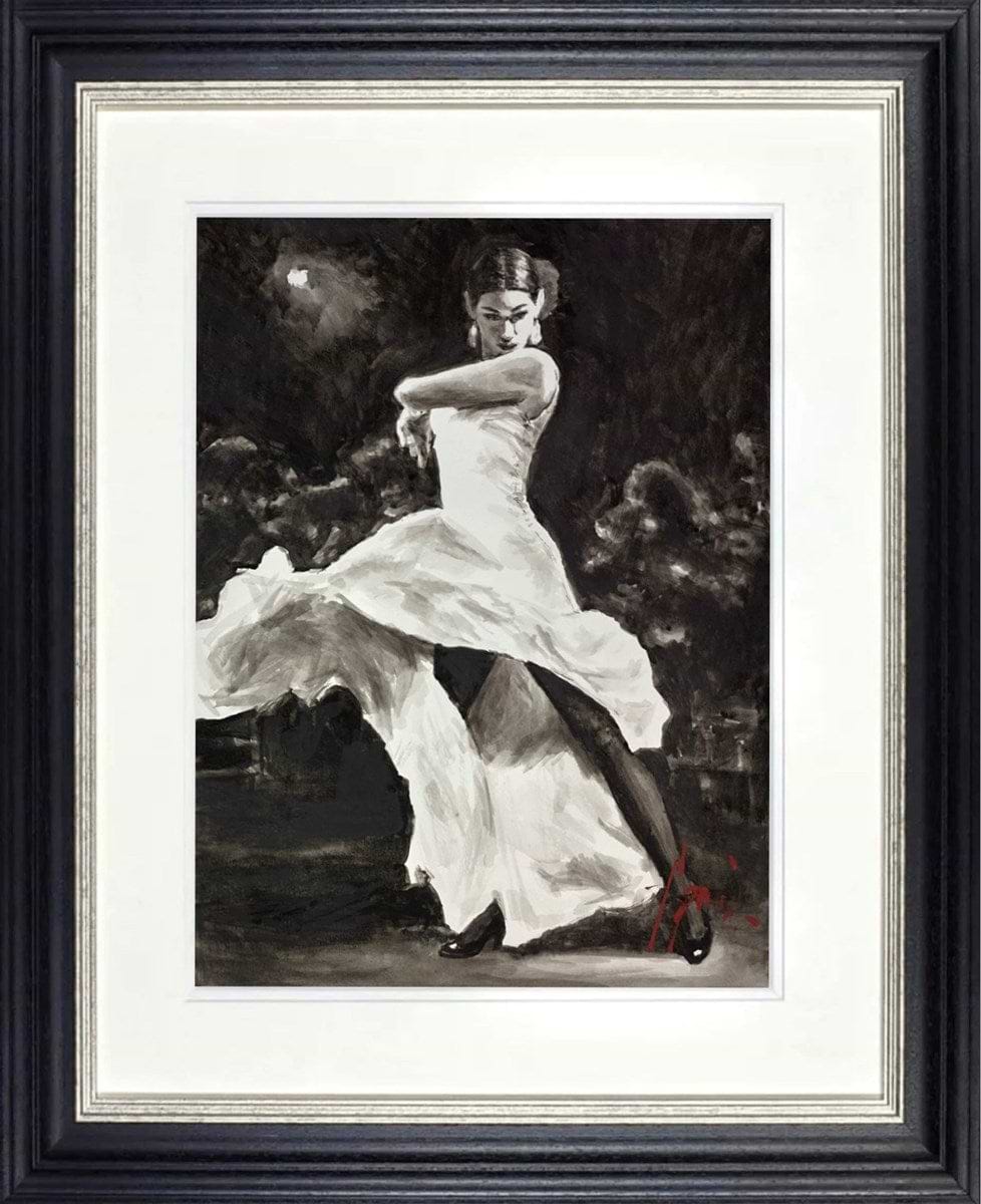 Flamenca en Blanco (Framed)