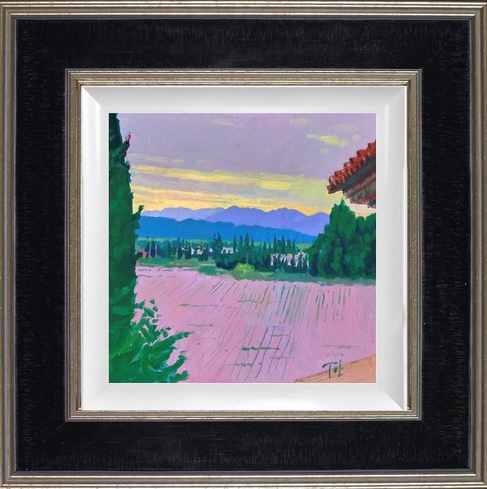 Dusk At Massignan (Framed)