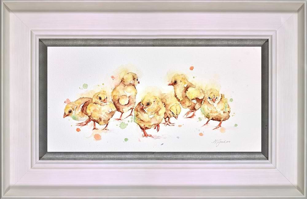 A Peep Of Chicks (Framed)