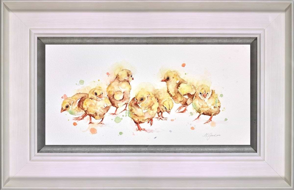 A Peep Of Chicks (Framed)