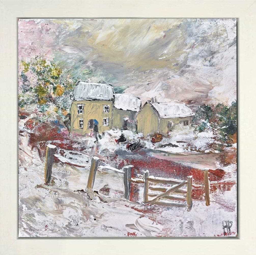 Winter Farm (Framed)
