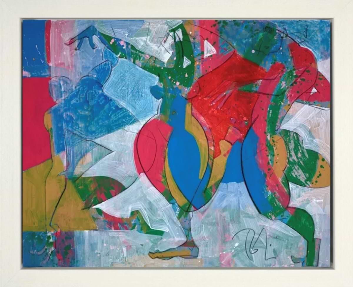 Dancers in Motion (Framed)
