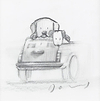 Fiat 500 on Beach IX