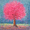 Bright Pink Tree