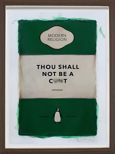 Thou Shall Not Be A Cxxt (Framed)