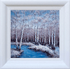 A Calm Forest Stream IV (Framed)