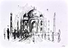 Taj Mahal - India (sketch)