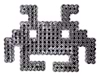 Large Invader (silver)
