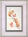 Harvesting Rosehips- Mice (Framed)