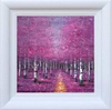 Purple World III (Framed)