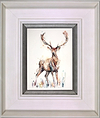 Alert - Red Stag (Framed)
