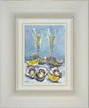Champagne and Oysters II (Framed)