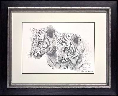 Two White Tiger Cubs