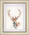 Portrait Of A Fallow Stag