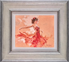 Red Flamenco Dress Held