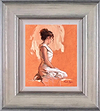 Kneeling White Dress Study